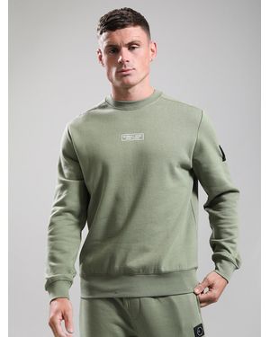 Marshall Artist Clay Siren Crew Neck Sweatshirt - Green