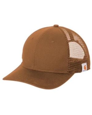 Carhartt Rust Rugged Professional Series Canvas Mesh Back Cap - Brown
