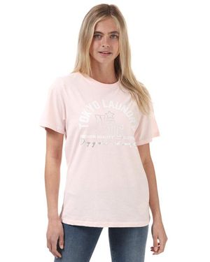 Tokyo Laundry Madelyn T-Shirt Voor - Roze