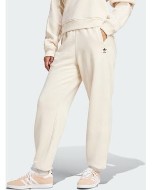 adidas Originals Essentials Fleece Loose Joggers - Natural