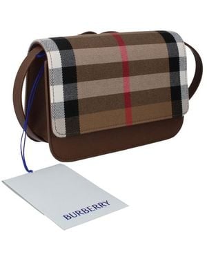 Burberry Maddison Earth Shoulder Bag - Brown