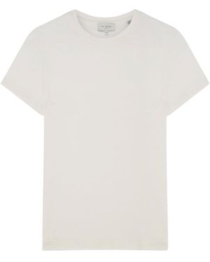 Ted Baker Getailleerd T-Shirt Met Print - Wit