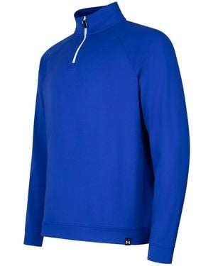Under Armour Quarter Zip Midlayer (Royal) - Blue