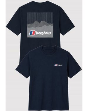 Berghaus Calibration Linear T Shirt - Blue