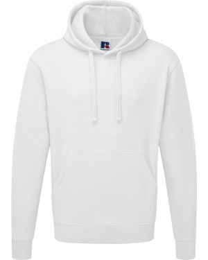 Russell Authentic Hooded Sweatshirt Hoodie - White