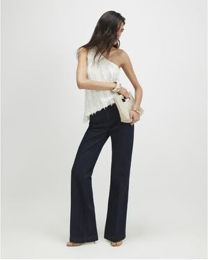River Island Bootcut Jeans Mid Rise Cotton - Blue
