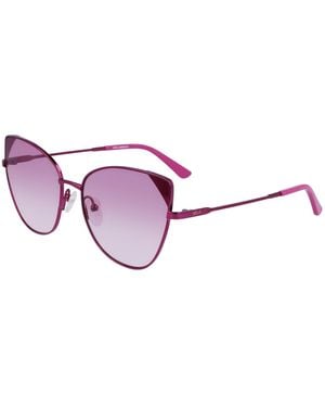 Karl Lagerfeld Vrouwen Zonnebril 56/18/140 Mm Metaal - Paars