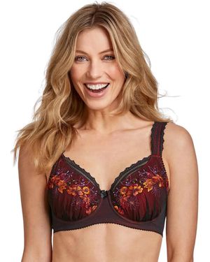 Miss Mary Of Sweden Floral Sun Bra - Red