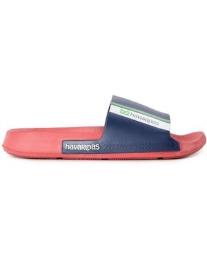 Havaianas Hav. Slide Brasil 35 36 Flip Flops - Blue
