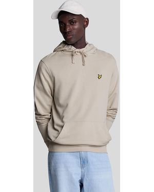 Lyle & Scott Pullover Hoodie Cotton - Natural