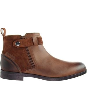 Clarks Brocton Boots Leather - Brown