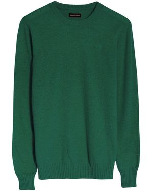 North Sails Crew Neck Wool Blend Jumper - Green