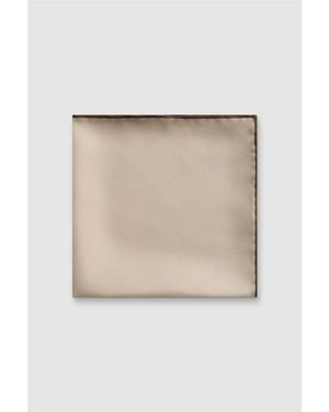 Alexandre Silver Label Pocket Square - Natural