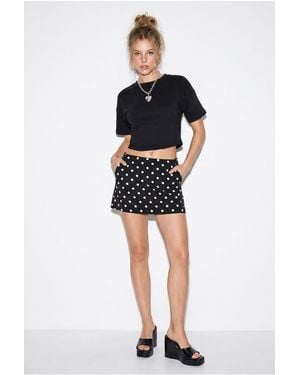 Bianco Lucci Cotton Blouse With Elastane - Black