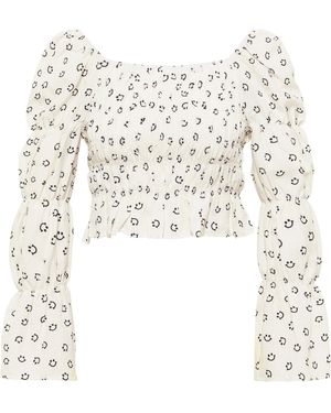 myMo Longsleeve Dames Wolwit