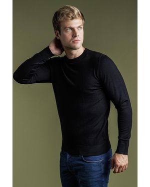 French Connection Crew Neck Long Sleeve Knitted Jumper - Green