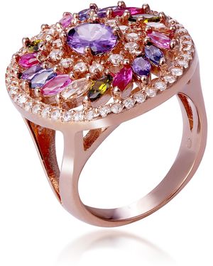 Orphelia 925 Sterling Ring - Pink