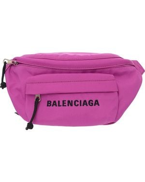 Balenciaga Wheel Pouch - Purple