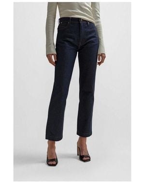 BOSS Womenss Ada Hr Slim-Fit Jeans - Blue