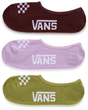 Vans Classic Assorted Canoodle 6.5-10 3 Pack Socks - Purple