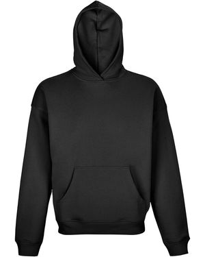 Sol's Adult Connor Organic Oversized Hoodie Cotton - Black