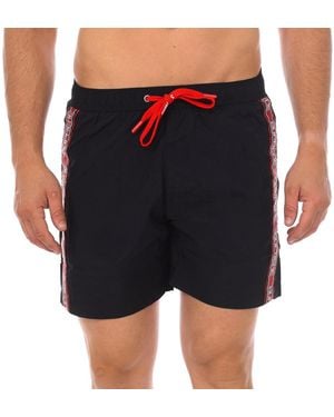 Supreme Saona Print Boxer Swimsuit Cm-30060-Bp - Black