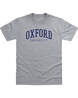 Park Fields University Of Oxford Heather T-Shirt Cotton - Grey