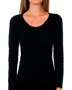 Abanderado Liberty Long Sleeve Seamless T-Shirt 4586 - Black