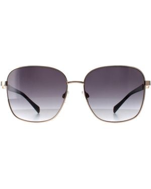 Karen Millen Square Dark Gradient Km7020 Metal - Purple