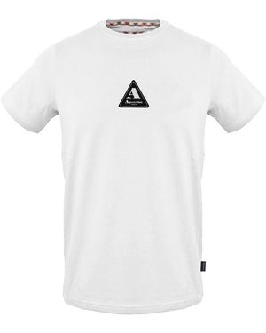 Aquascutum Crew Neck Short Sleeve Jersey T-Shirt - White