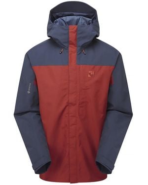 Sprayway Waterproof Gore-Tex Hooded Hiking Jacket Rain Shell Coat - Blue