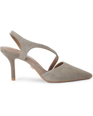 Carvela Kurt Geiger Suede Symmetry Court Heels - Grey