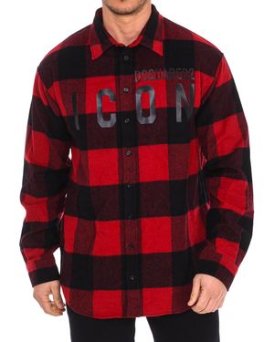 DSquared² Long Sleeve Shirt S79Dl0007-S53139 - Red