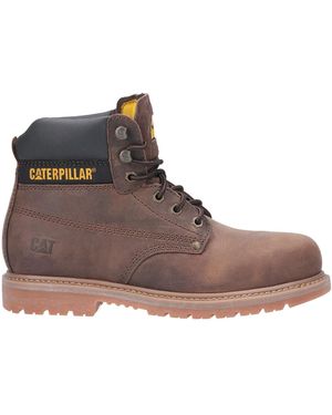 Caterpillar Safety Powerplant Gyw Boots - Brown