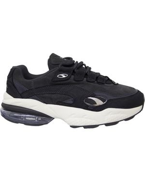 PUMA Cell Venom Patent Low Lace Up Trainers 369654 05 Patent Leather - Black