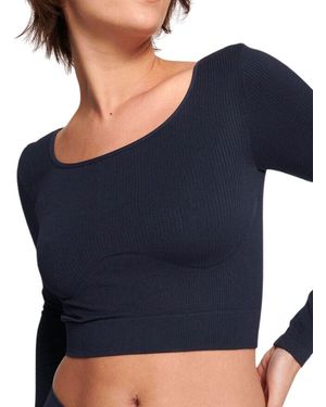 Sloggi Ever Infused Aloe Long Sleeved Top - Blue