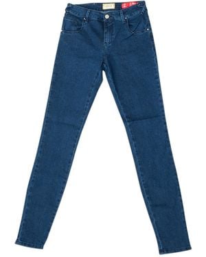 Met Long Denim Trousers With Skinny Cut Hems 10Db50154 - Blue