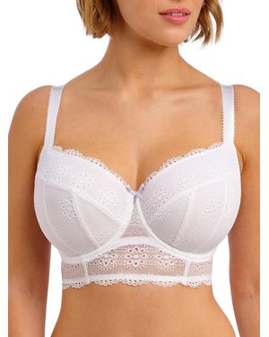 Freya Posie Longline Bra - White