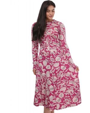 Ted Baker Aloria Skimming Midi Dress - Roze