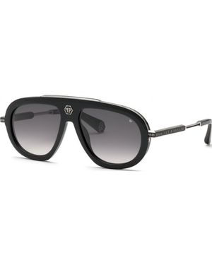 Philipp Plein Spp151V 57 700Y Sunglasses - Black