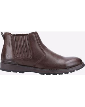 Hush Puppies Gary Chelsea Boot Memory Foam - Brown