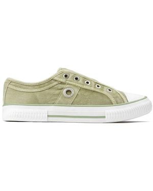 S.oliver S Oliver Canvas Slip-On Trainers - Green