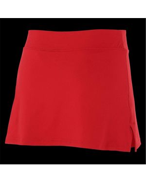 Nike Solid Patterned Team Mini Skort - Red