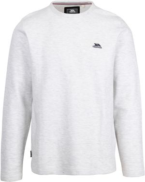 Trespass Calverley Sweatshirt (Off Marl) - White