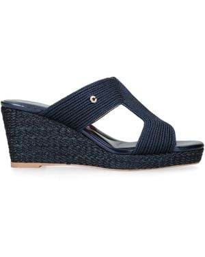 Carvela Kurt Geiger Gala Wedge Mule 70 Heels - Blue