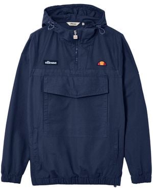 Ellesse Mont 3 Overhead Jacket Cotton - Blue
