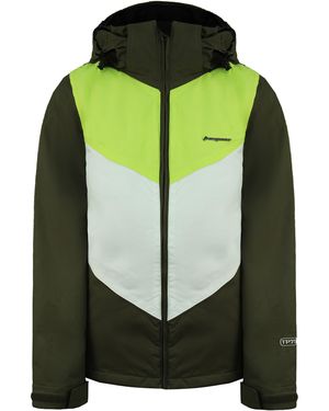 Trespass Long Sleeve Zip Up Elevate Jacket Fajkskf20030 Gst Caper - Green