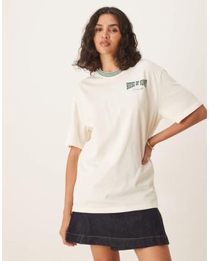 House Of Sunny Community Oversized T-Shirt - White