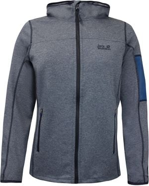 Jack Wolfskin Track Jacket Textile - Blue