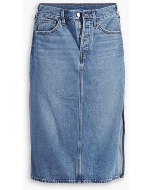 Levi's Levi's Artist Divided Long Slit Skirt - Blue